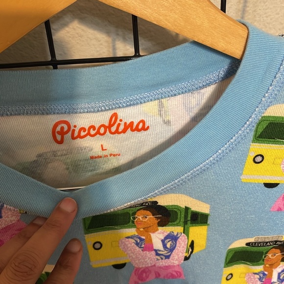 Piccolina Rosa Parks pajamas long sleeve set, size L, like new/great condition! - Picture 2 of 4